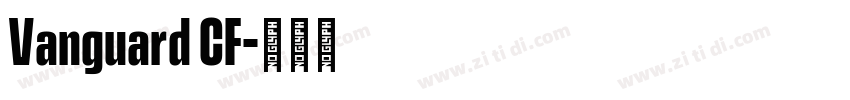Vanguard CF字体转换